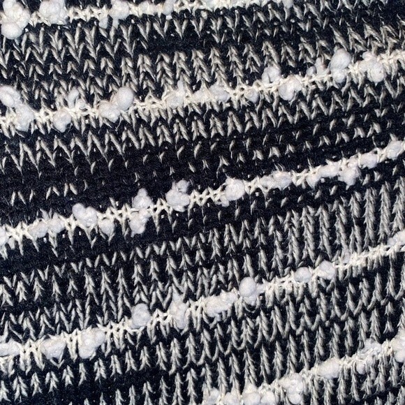 Anthropologie LA FEE VERTE sweater fringe ball boho chunky S cardigan mob - Picture 4 of 8